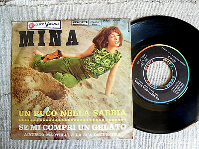 Mine    Ein Loch im Sand / Wenn Sie mir ein Eis kaufen   - 45 RUNDEN