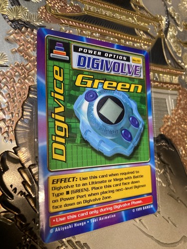 Digimon Digi Battle Booster 2 2000 BO-97 Digivice Green Vintage | eBay