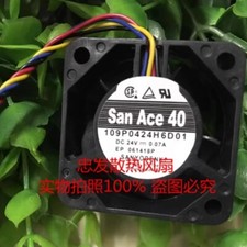 Sanyo 109P0424H6D01 4020 DC24V 0.07A 4CM 4-Wire Speed Control Cooling Fan