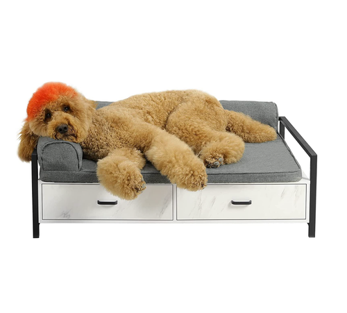 dog bed with storage drawer