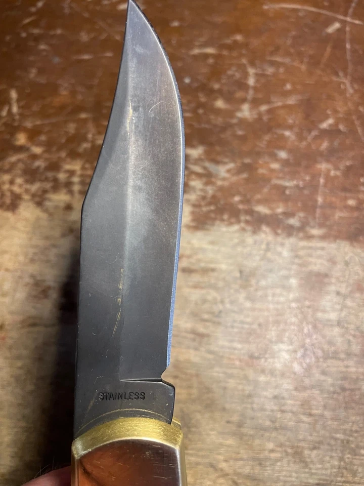 Редкий Schrade GMC прототип LB7 нож оксид алюминия порошковое покрытие лезвие неиспользованный - Изображение 3 из 3