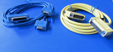 2 Traveling Software Parallel 25Pin Male to Male Cable DB25 Yellow  Blue Serial