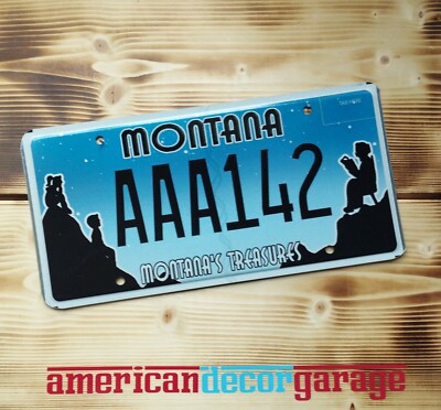 USA Nummernschild *US Kennzeichen * license plate*Amerika *Montana Treasures * 