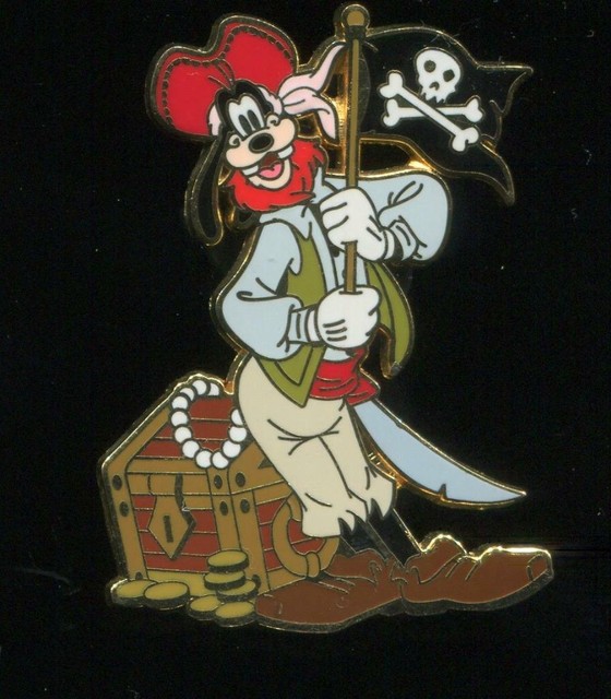 WDW Pirates of the Caribbean Mystery Pin Tin Set Goofy LE Disney Pin