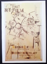 Larry Rivers First New York Film Festival Poster Lincoln Center 1962 Pop Art NY