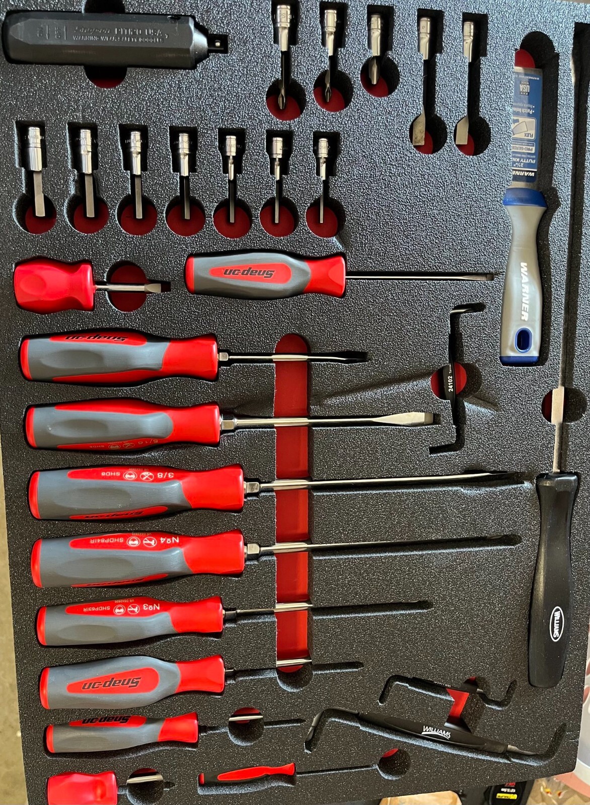 Snap on screwdriver set with Snap on Pit120 Impact Driver eBay