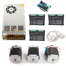 3Achse CNC Nema23 Schrittmotor 270oz-in 3A +Treiber DM542A 4.2A Steuerung Kit