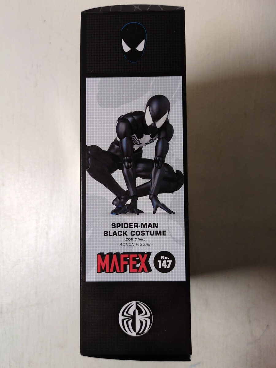 MAFEX No. 147 Spider-Man Black Costume Comic Ver Original Reissue