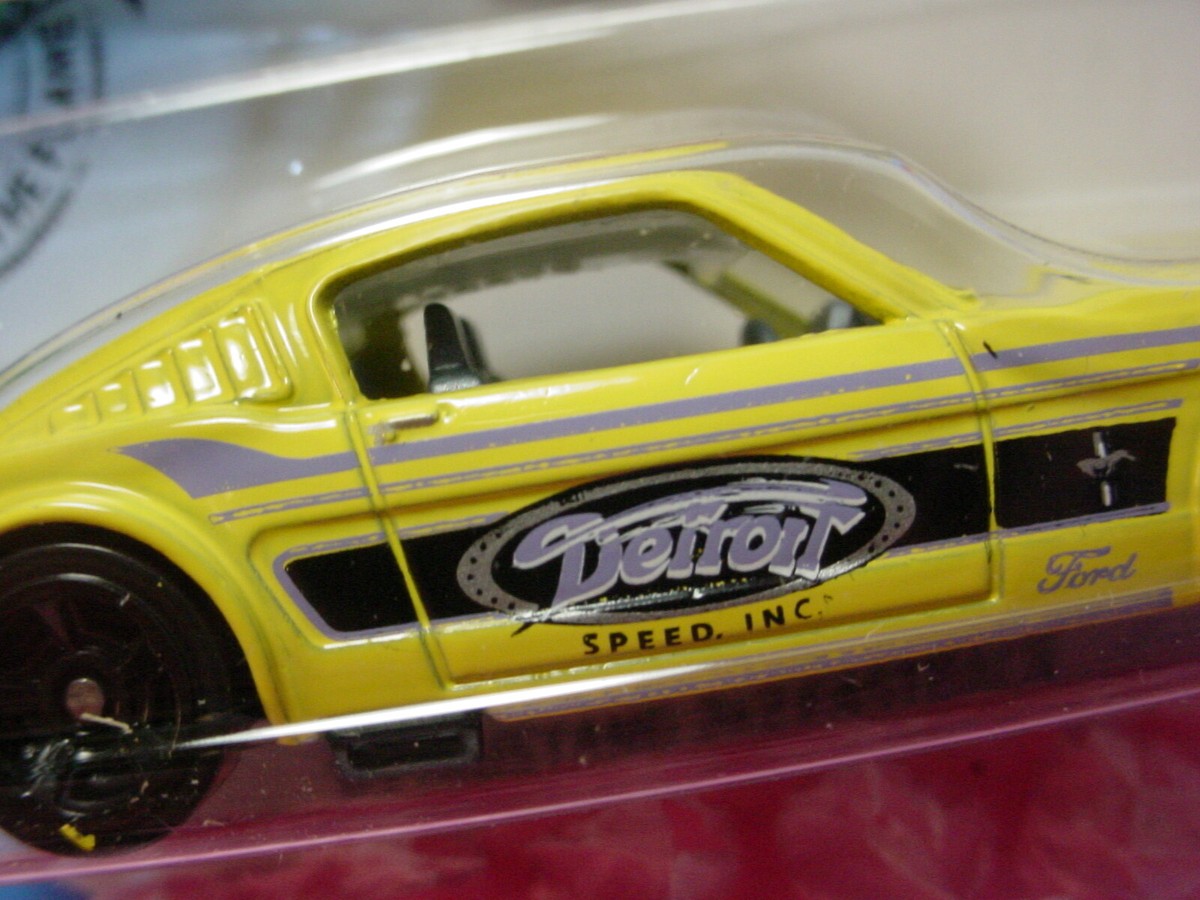 2019 i Hot Wheels 65 MUSTANG 2+2 FASTBACK #72✰yellow;Detroit