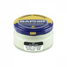 Neutral Saphir Shoe Cream 50ml Jar - Made in France - Beaute du Cuir