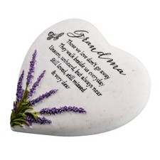 Thoughts Of You Graveside Heart Plaque Grandma Memorial Sentiment Grave Stone