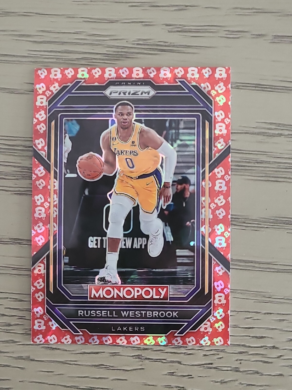 2022-23 Monopoly Prizm Russell Westbrook Free Parking #42 SP