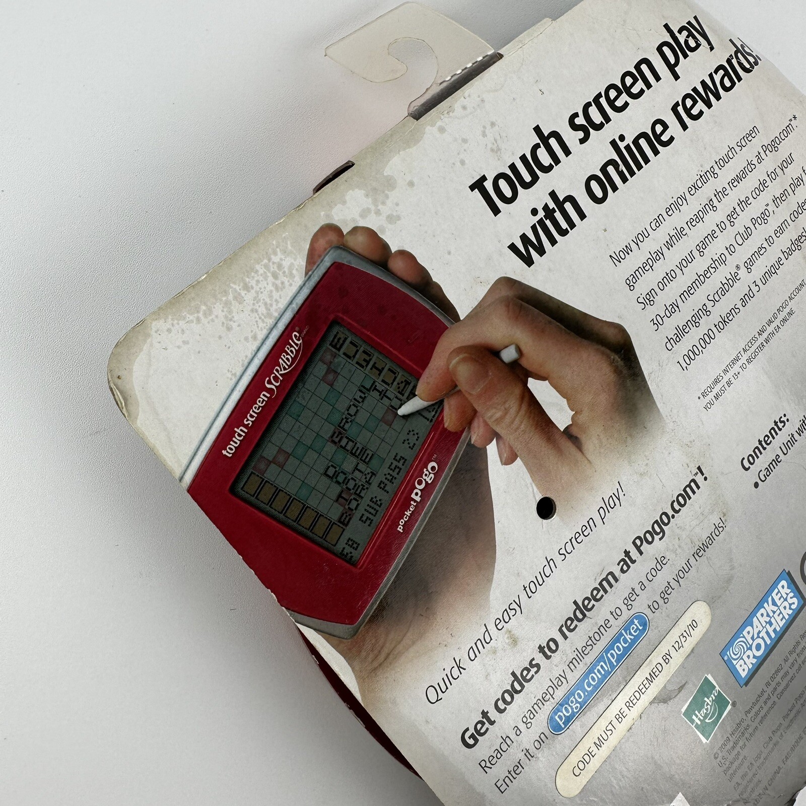 Hasbro Scrabble Crossword Touch Screen Handheld Electronic Game 2009 Pocket Pogo 653569396888 eBay