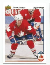 STEVE LARMER 1991-92 UPPER DECK CANADA CUP CARD NEAR MINT+/NEAR MINT CONDITION