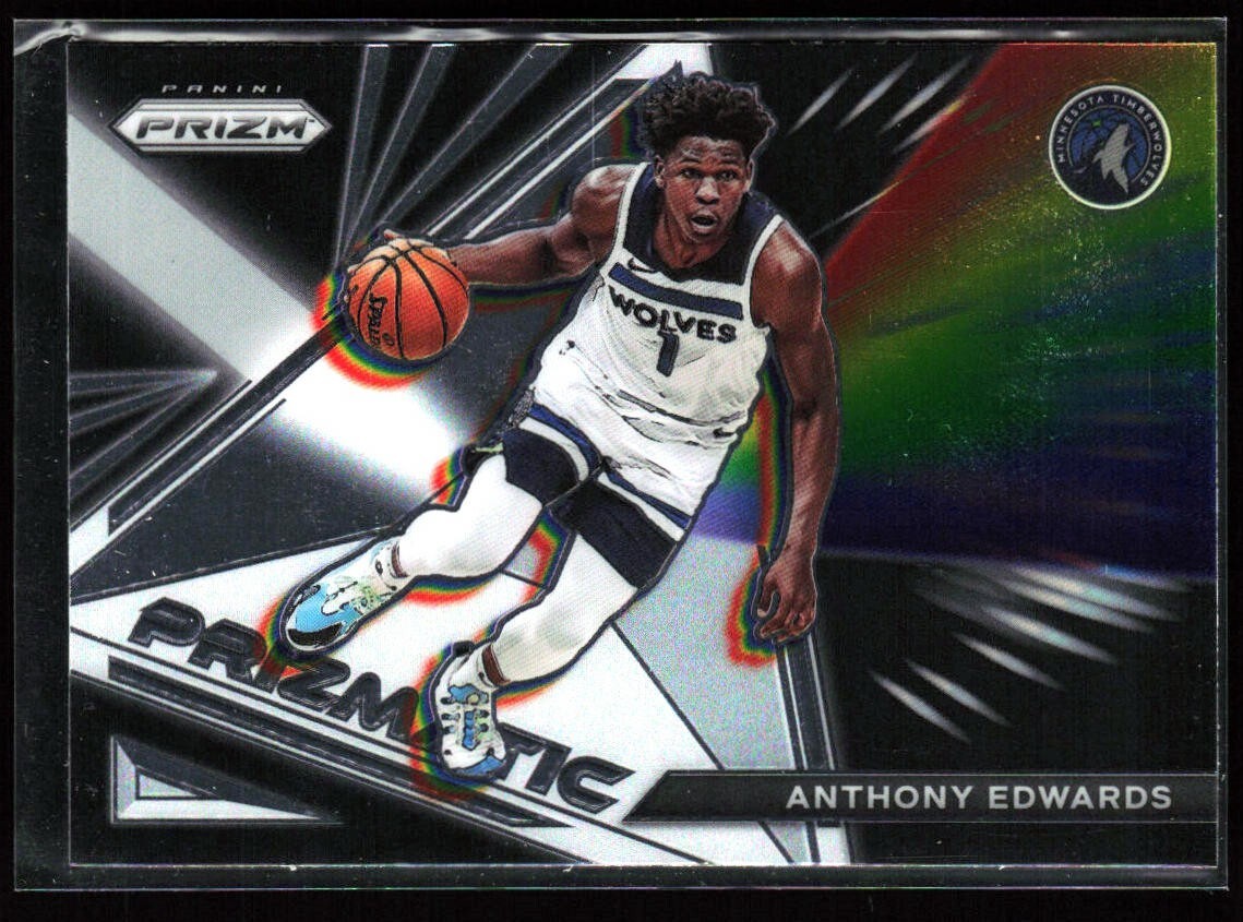 2021-22 Panini Prizm - Prizmatic #19 Anthony Edwards