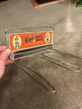 Vintage Van's Boot Saver Advertising Boot Holder Rack U.S.A