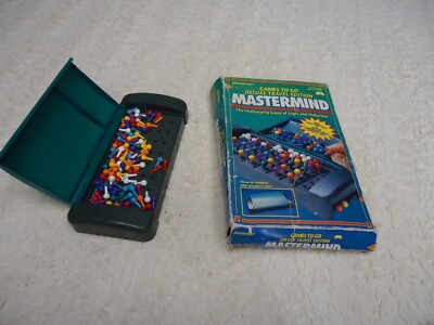 VINTAGE 1996 PRESSMAN MATERMIND GAME TRAVEL EDITION #2217 (complete) (f)