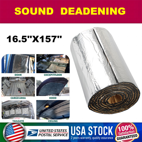 18sqft Fireproof Autohesion Sound Deadener Heat High quality Mat Car ...
