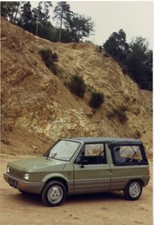Photo / photograph presse Teilhol Tangara 1100 bâchée base Citroën 2 CV 1988