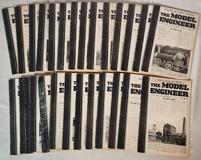 1942 Model Engineer Magazine Vol 87 - Lot of 27 - Mechanics & Electricity - Ads