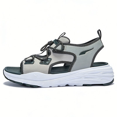 PUMA Hypnotic Fabric Beach Sandals Unisex Gray Mist Gray White 401653-08