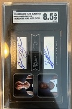 Gordon Hayward / Derrick Favors 2010-11 Panini Black Box Dual AUTO /49 SGC 8.5