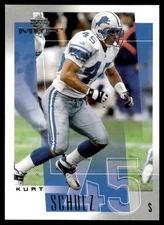 2001 Upper Deck MVP Kurt Schulz Detroit Lions #95