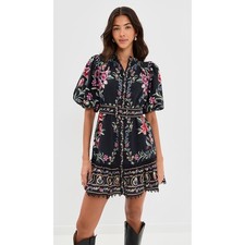 FARM Rio belle garden print minidress medium NEW