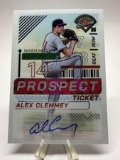 2024 Panini Prospect Edition #200 Alex Clemmey Signatures AU