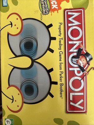Hasbro Nickelodeon Spongebob Squarepants Monopoly Collectors Edition Complete
