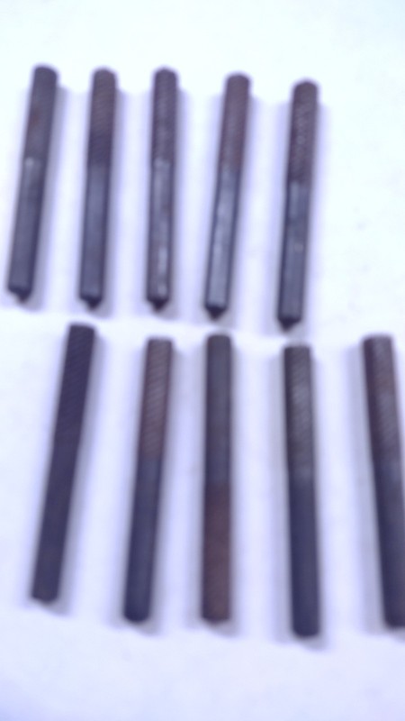 Lot Of 10 Grobet 1066 Carbide De-burr/Grinding Bits 1/4" Shank USA 