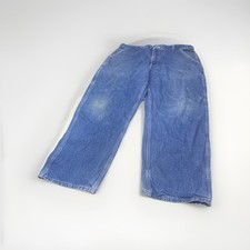 Carhartt B13 DST Loose Original Fit Carpenter Men's Denim Blue Jeans Size 38x30