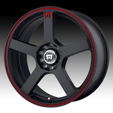 Motegi Mr116 Fs5 Matte Black Red 18x8 5x112 5x4.5 45mm Mr11688046745