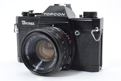[Exc.] TOPCON UNIREX SLR 35mm Film Camera Black + UV TOPCOR 50mm f/2 2752629
