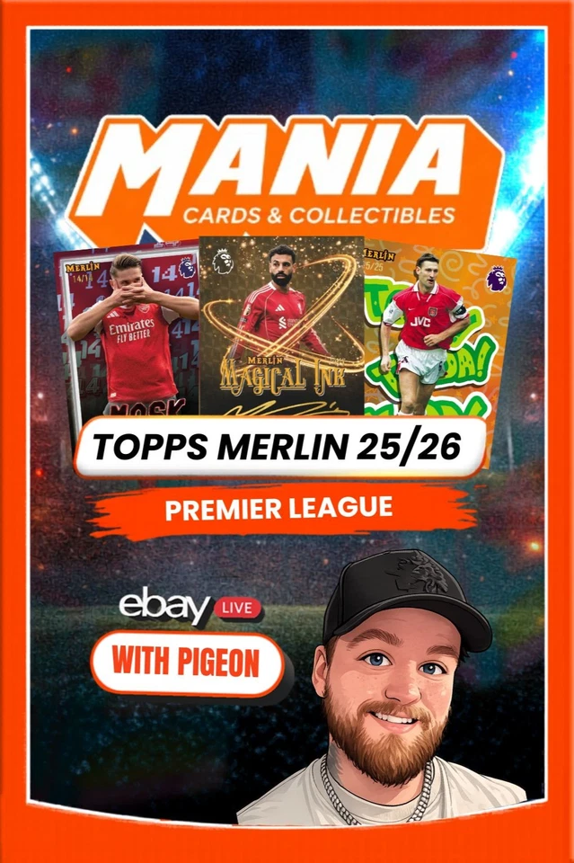Topps Merlin Premier League Hobby Breaks With Pigeon