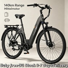 140KM 250W Mittelmotor Elektrofahrrad 28Zoll 36V 18AH Adult E-Citybike …