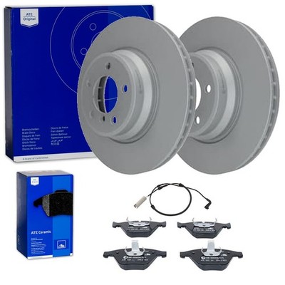 ATE BREMSSCHEIBEN 348mm + BELÄGE VORNE passend für BMW 7er E65 E66