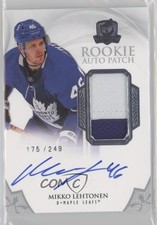 2020-21 Upper Deck The Cup Rookie 175/249 Mikko Lehtonen #177 Patch Auto 7ci
