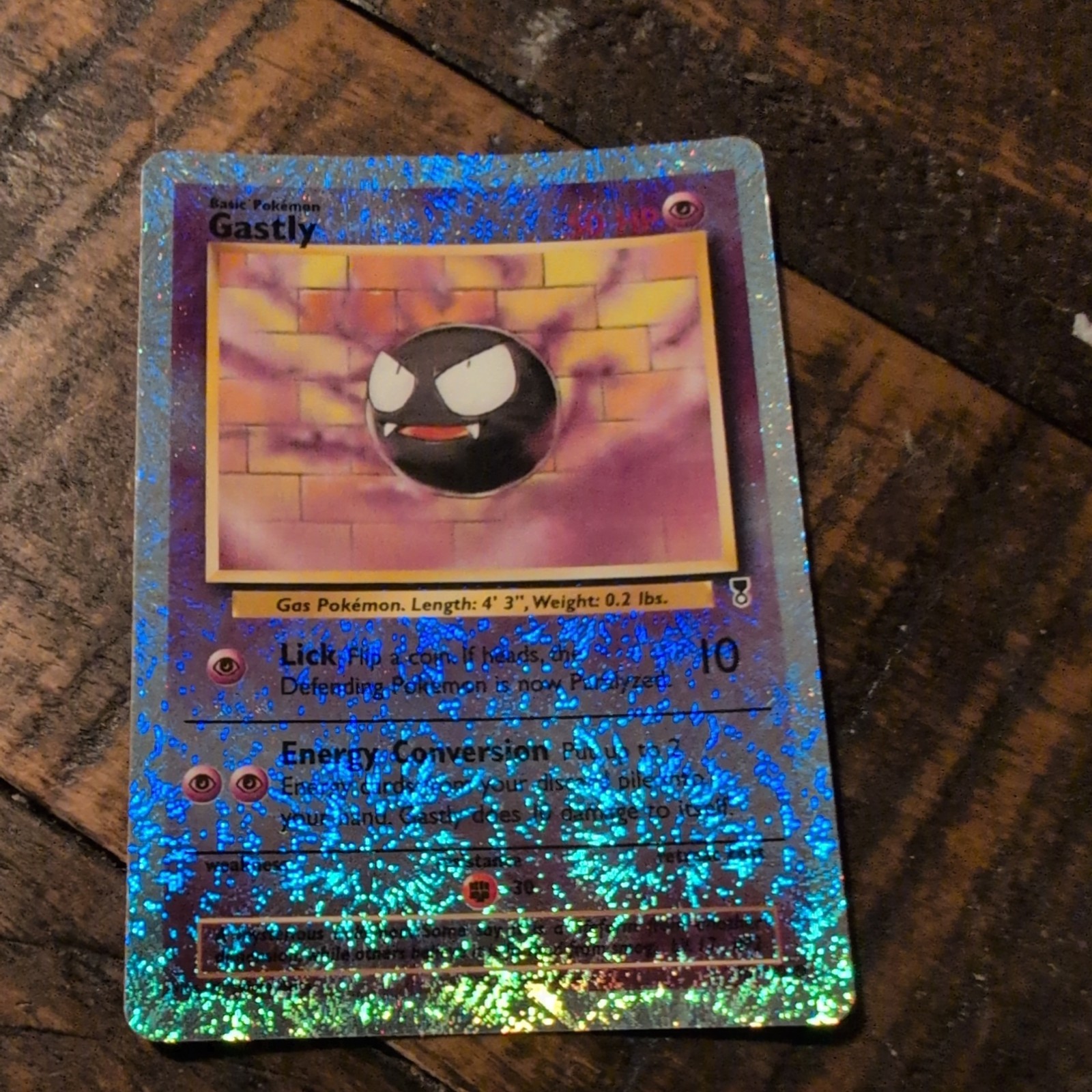 Gastly Reverse Holo Pokemon Card Legendary Collection 76/110 Ungraded NM
