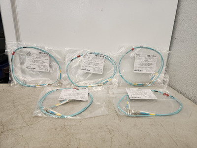 (5)Berk-Tek 11100428 Jumper LC/PC-LC/PC 2 Fiber 2.0mm Zipcord OFNP 