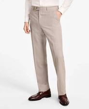  200 Michael Kors Men's Tan Classic Fit Wool Blend Suit Pants 42 x 30 ese1025