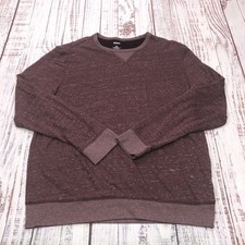 Sonoma Pull Over Sweater Men's XL Maroon Long Sleeve Lightweight Super Soft