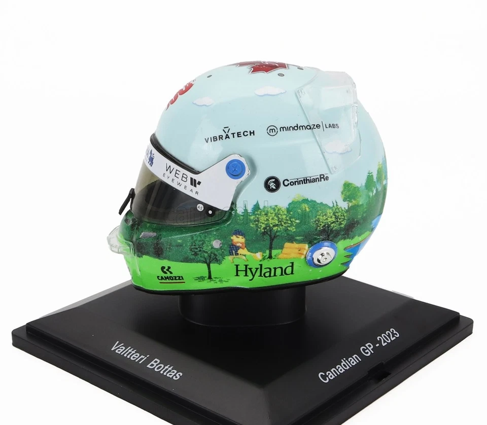 MODELLISMO F1 STATICO SPARK CASCO ALFA ROMEO VALTTERI BOTTAS CANADA GP 2023 1/5 - Immagine 3 di 4