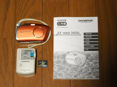 OLYMPUS μ-mini xD card 256MB included Orange Compact Digital