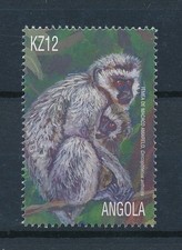 [97729] Angola 2000 Wild life Grivet Vervet monkey From sheet MNH