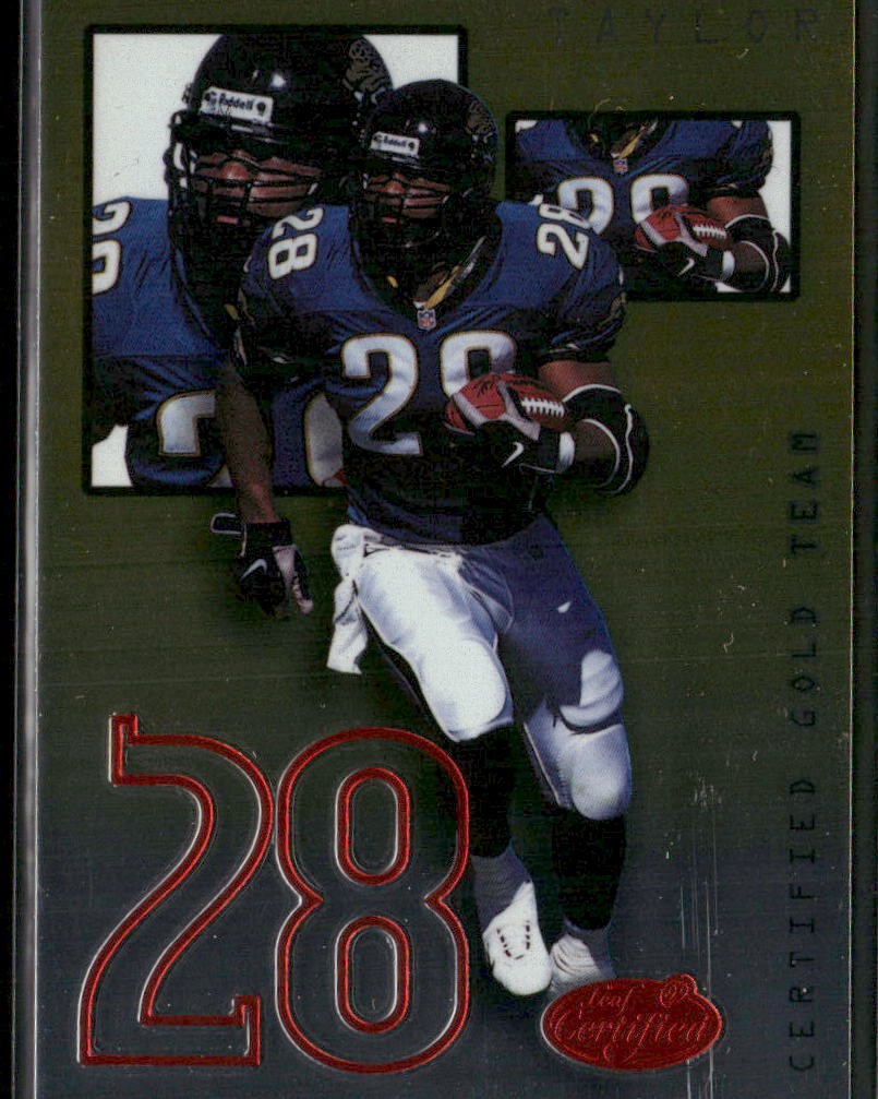 1999 Leaf Certified Football FRED TAYLOR #CGT4 EX