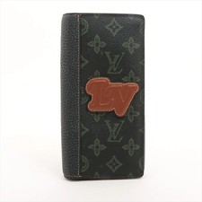 Louis Vuitton Fall Collection Portefeuille Brazza MM Long Wallet Canvas M81807