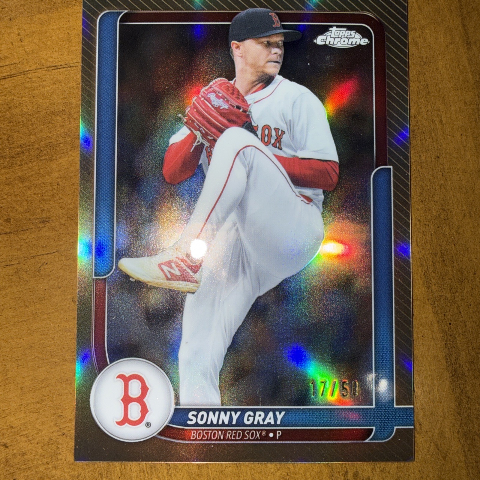 2026 Topps Chrome Sonny Gray #49 Gold Refractor /50