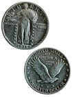1918 S Standing Liberty Quarter Super nice grade coin. Nice Tone