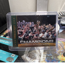 2021 Panini Milwaukee Bucks NBA Champions Team Set Basketball Cards Checklist 8
